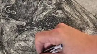 Drawing The Thinker - Rodin. Peter Taylor Ward