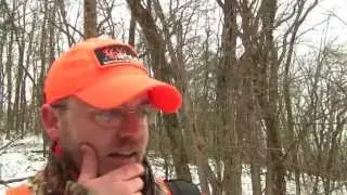 A beautiful buck in the Minnesota Snow / Shotgun deer hunt
