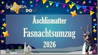 Aufzeichnung Escholzmatt Fasnacht 2026 Umzug Schmutziger Donnerstag 4K