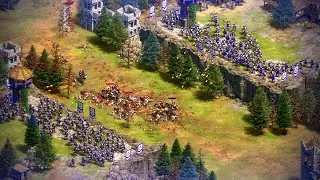 Can We Beat Tower Defense Canyon Monastery Using Only Longbowmen? | AoE II: Definitive Edition