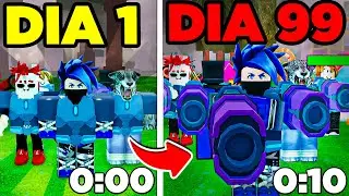 5 CYBORGS ZERANDO O 99 NOITES NA FLORESTA!!