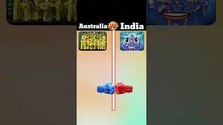 Australia V'S INDIA 🔥❓#viralvideo #youtubeshorts #viralshort