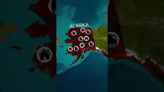 Most Extreme State in America? #geographyfacts #extremeweather #alaska