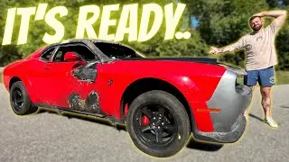 Создаём первый в мире Dodge Demon с ручным управлением! | ЧАСТЬ 7