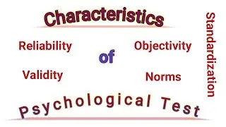 Psychological Tests | Characteristics | Features | Description
