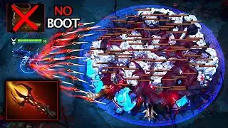 WTF 100% No Boot🔥 Queen of pain 51Kills One Shot Dagon in 7.40b