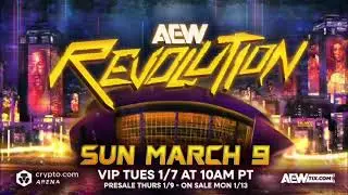 AEW Revolution 2025 Official Match Card (Low Quality TV Rip)