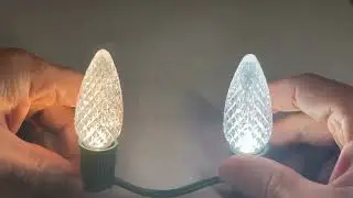 Pure White & Cool White Christmas Light