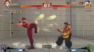 Matsuri (Chun Li) vs Fentamu (Yun) - USF4 *60fps/1080p*
