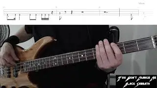 You Won't Change Me by Black Sabbath - Bass Cover with Tabs Play-Along