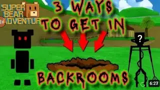 How to Break Into Backrooms... Super Bear Adventure Gameplay Walkthrough - (EASY)