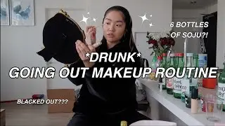 DRUNK MAKEUP TUTORIAL | blue kim