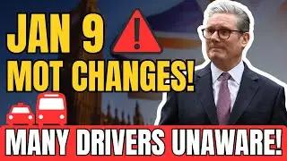 New MOT Rules From Jan 9 Catch Drivers Off Guard