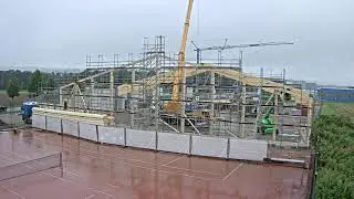 Video Bau Tennishalle M&ouml;hlin - Graf Holzbau Maisprach
