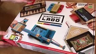 Nintendo Labo - Variety Kit Multi-Kit Cardboard DIY meterials unboxing and instruction