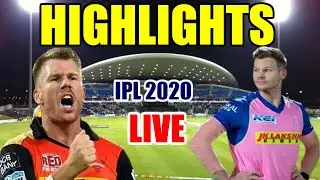 HIGHLIGHTS SRH vs RR IPL 2020 LIVE Match: Dream 11 Team RR vs SRH, 40th Match - SRH WON Again RR