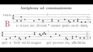 Beatam me dicent - In Assumptione B. Mariae Virginis (15.08) - Graduale Simplex Communio