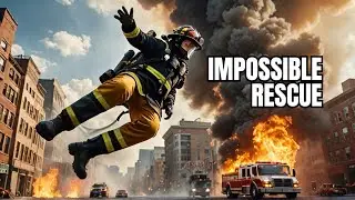 Brave Korean Firefighter Makes IMPOSSIBLE Jump to Save Child
