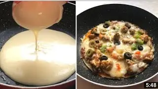 Pizza 🍕 pancake recipe in 15 mint's.... recipe by SW Urdu Hindi