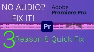 Premiere Pro | no audio during play | how to fix audio problem #premierepro #TinyMagic