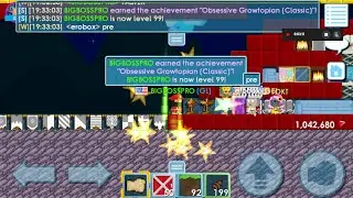Growtopia | Achieving 'Millionare' (1,000,000 Gems) & Obsessive Growtopian (Level 99)