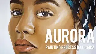 AURORA GODDESS OF DAWN | Painting Process by BAGIRA