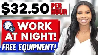 Earn $32.50 an hr From Home At Night! Plus Free Equipment and Internet!  HIGH PAYING JOBS 2023