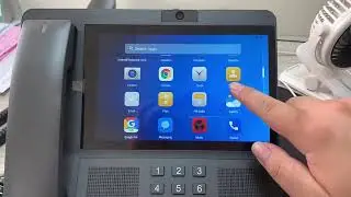 OEM Telephone Factory 4G LTE Android Fixed Wireless Desktop Phone 8 Inch Screen Video Cordless Phone