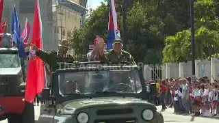 Cubans celebrate a historic date of their revolution with concerns over Venezuela and their own futu