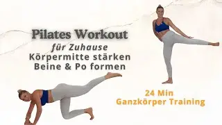 Pilates Workout f&uuml;r Zuhause - K&ouml;rpermitte st&auml;rken, Beine & Po formen