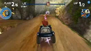 Mushroom Grotto Shortcut - Beach Buggy Racing (BB Racing)- Beast Racer