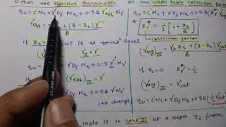 Effect Of Water Table On Bearing Capacity Of Soil🔥