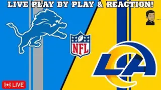 Detroit Lions vs Los Angeles Rams | NFL Livestream Live Radio Broadcast (12/14/2025)