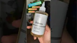 The Ordinary Glycolic Acid 7% Toning Solution #skincare #glycolicacid #theordinary #skincareroutine