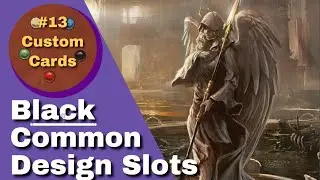 Слоты для карт Black Common Design | MTG Custom Cards #13