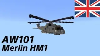 How To Build The AW101 Merlin HM1 In Minecraft (1.5:1)