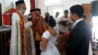 Sanoj Abraham With Julie Ann Joseph