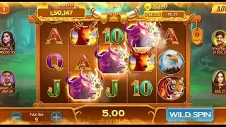 Expanding wild free 5 spin in wealth of safari slots