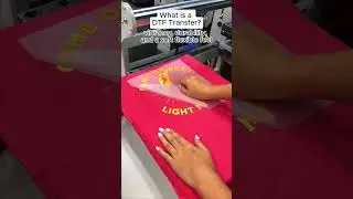 It is the best/ fastest printing techinque to customize almost any fabric🌈