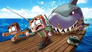 Minecraft | ULTIMATE SHARK FISHING CHALLENGE! (Will The Shark KILL ME?)