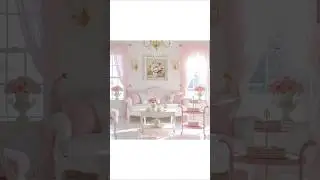 Pink Livingroom, Pink Bath, Pink Kitchen Shabby Chic #cottagecore #pinkaesthetic #homeinterior