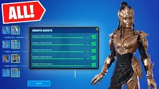 How to Unlock All Shanta Edit Styles (Complete Shanta Quests) - Fortnite All Gem Fragments Locations
