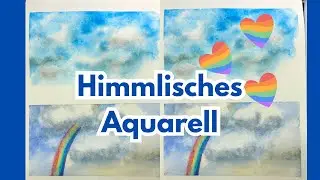 Himmlisches Aquarell &ndash; So malst du atmosph&auml;rische Himmel & Wolken