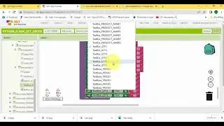 ระบบร้านอาหาร Python Flask Mysql App Inventor 2  Create Control Order Detail EP34