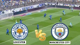 🔴 LEICESTER VS MANCHESTER CITY I English Premier League 2024/25 I PES Game Simulation