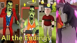 Scary Stranger 3D - All New Levels All the Endings Gameplay