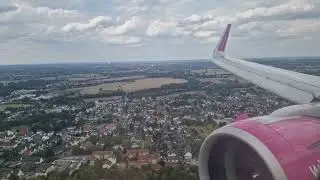 Landing W62291/WZZ513 Dortmund (DTM/EDLW) runway 24