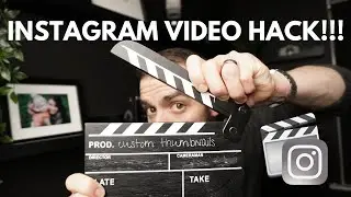 How To Make CUSTOM Thumbnails for INSTAGRAM videos!