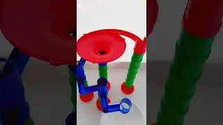 ASMR BALLS don't Talk | Galt MARBLE RUN Race |#shorts