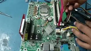 hp compaq 6200,6300,8300 fan noise no display problem repair #trctech